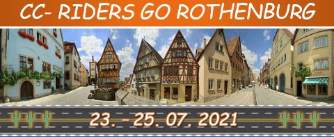 23.-25.07.2021 CC- Riders go Rothenburg ob der Tauber